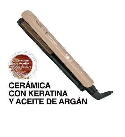 Plancha Keratina Con Aceite De Argán Remington (Original)