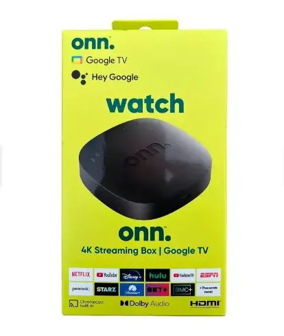 Tv Box Onn 2309a Con Google Tv 4k Negro