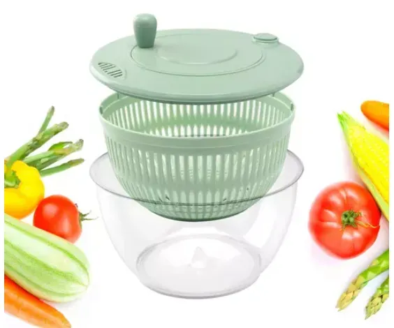 Centrifugador De Verduras 3 En 1 Escurridor Secador Ensalada DK-14