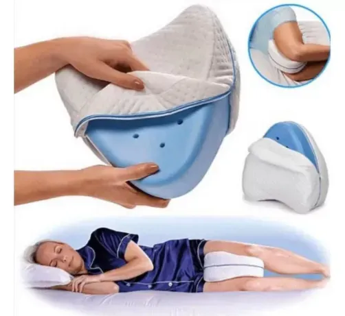 Almohada Para Piernas-Rodillas Cojín Ortopédico Ergonómico Color Blanco