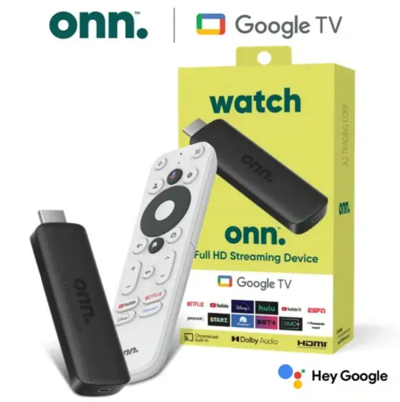 Convertidor Smart Google TV Onn Watch Full HD