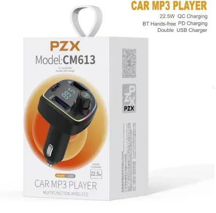 Modulador Para Carro De Bluetooth PZX Ref: CM613 TM