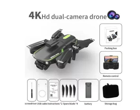 Dron Inteligente Plegable F166 (T-M) 4k Hd Doble Cámara