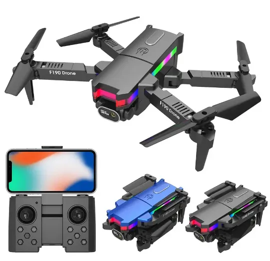 Drone Plegable, Inteligente Wifi, Video HD (TM) Ref: F190