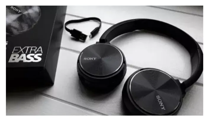 Audífonos Sony Mdr Xb400by Wireless Extra Bass Negro