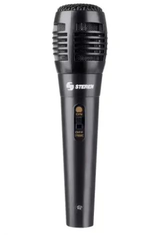 Micrófono Dinámico Unidireccional Negro MIC-110