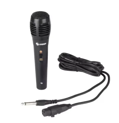 Micrófono Dinámico Unidireccional Negro MIC-110