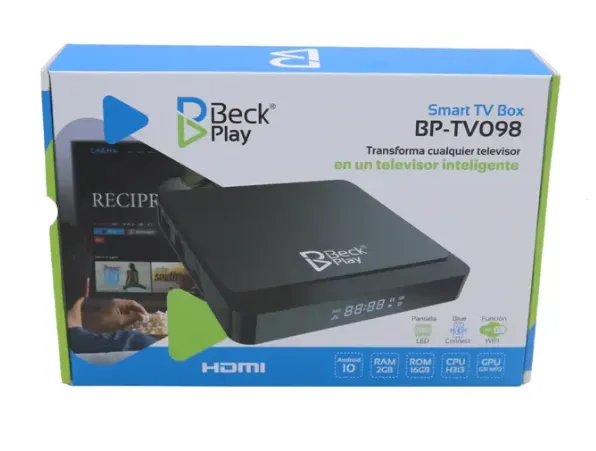 Convertidor TV Box Bluetooth Android Beck Play 16GB BP-TV098