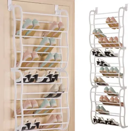 Organizador Zapatos Colgable Estante Ahorra Espacio 12 niveles