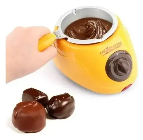 Máquina Para Derretir Chocolate, Olla De Caramelo Eléctrica Color Amarillo