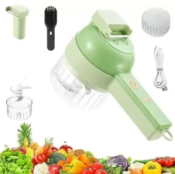 Picatodo Verduras Chopper 4 En 1 Recargable 