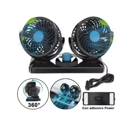 Ventilador Duo Para Coche-Auto Interior