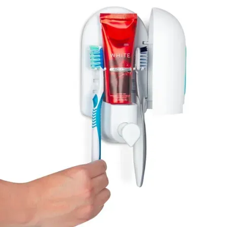 Dispensador De Crema Dental Para 2 Cepillos