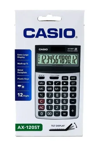 Calculadora Para Escritorio TM Ref: Casio AX-120ST