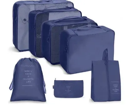 Organizador De Bolsas De Viaje: Set De 7 Piezas