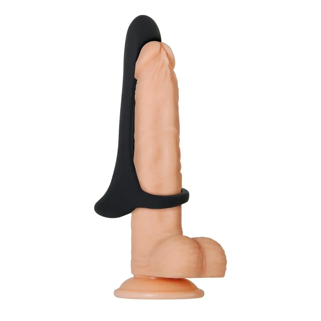 Anillo Vibrador Para el Pene Armadura Negra