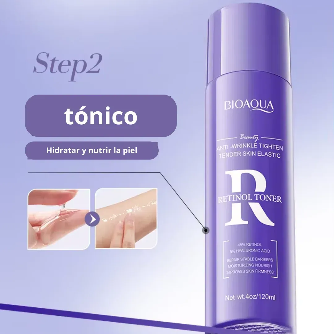 Kit De Lujo Antiedad Retinol Bioaqua