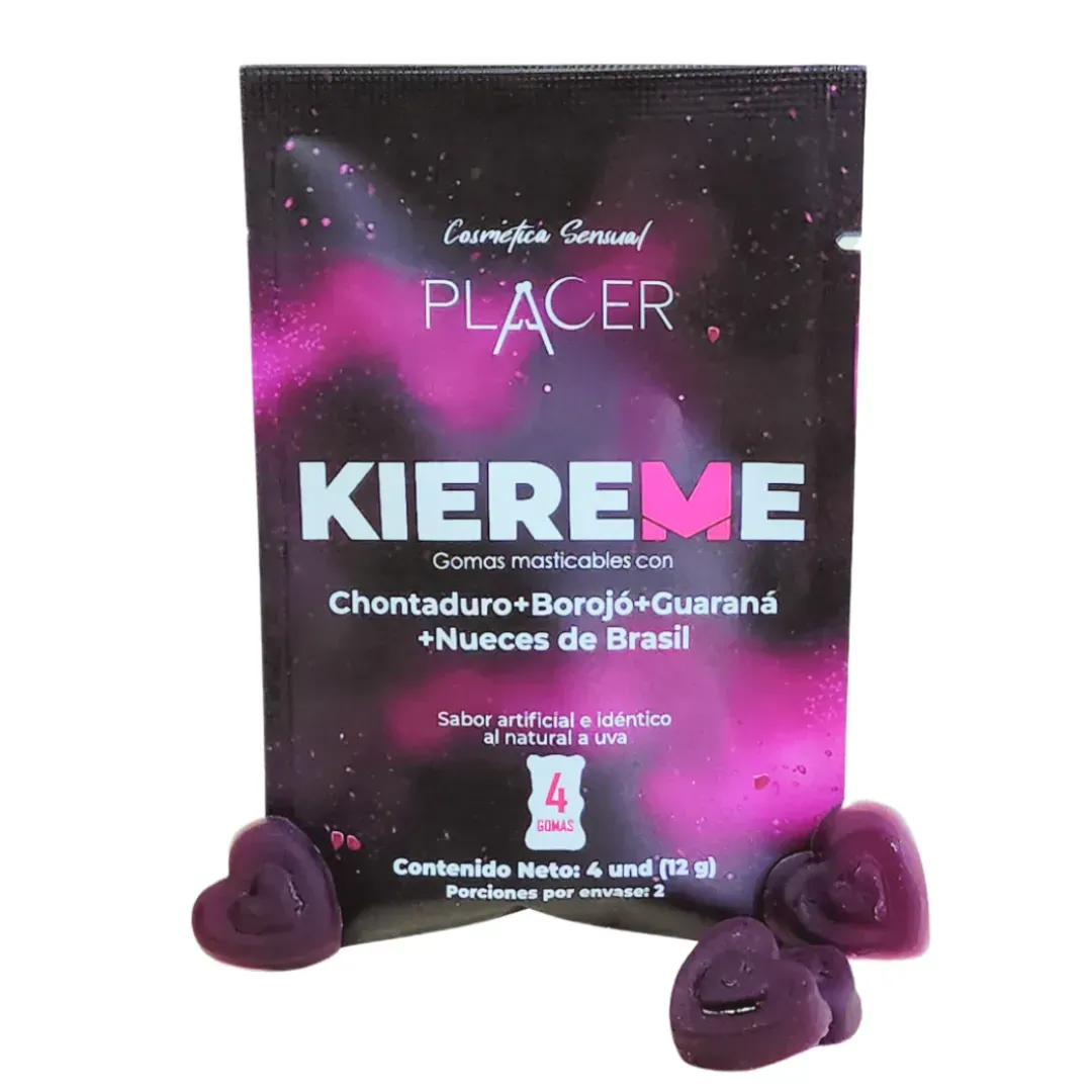 Potencializador Sexual Femenino Kiereme Gomitas X4