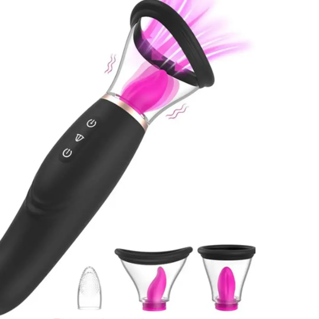 Vibrador Con Succión Tipo Lengua  Su-shita