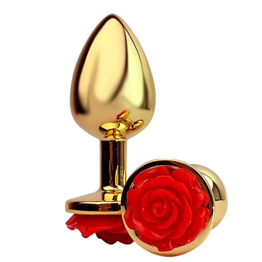 Plug anal  Gold Rose Talla M