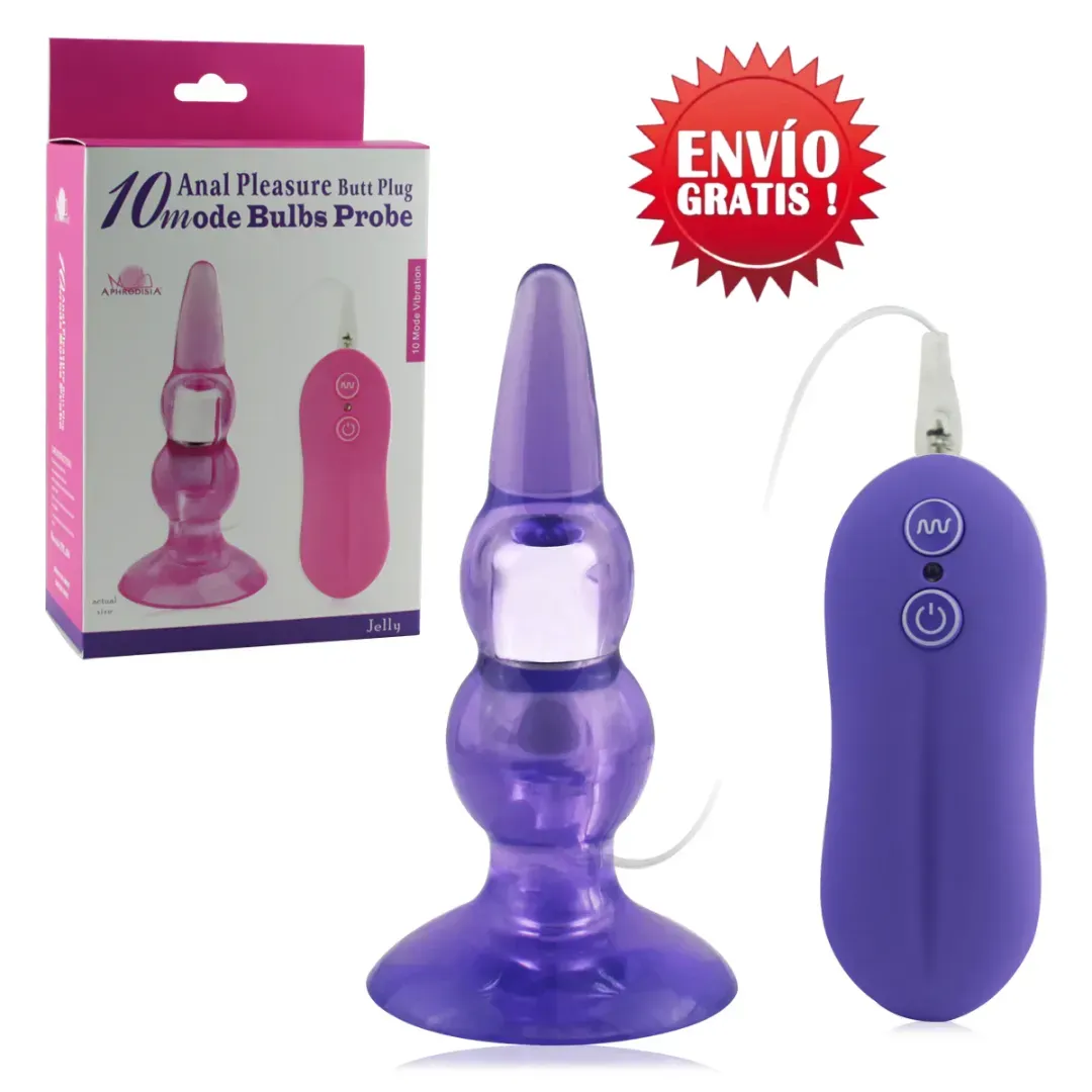 Plug anal Con Vibracion Pleasure Butt