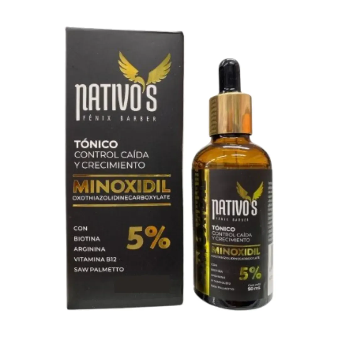 Tónico Minoxidil Al 5% De Hombre Nativos 30ml