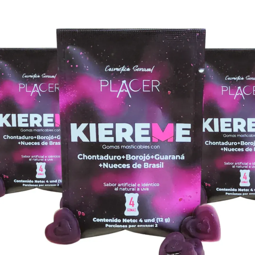 Potencializador Sexual Femenino Kiereme Gomitas X4