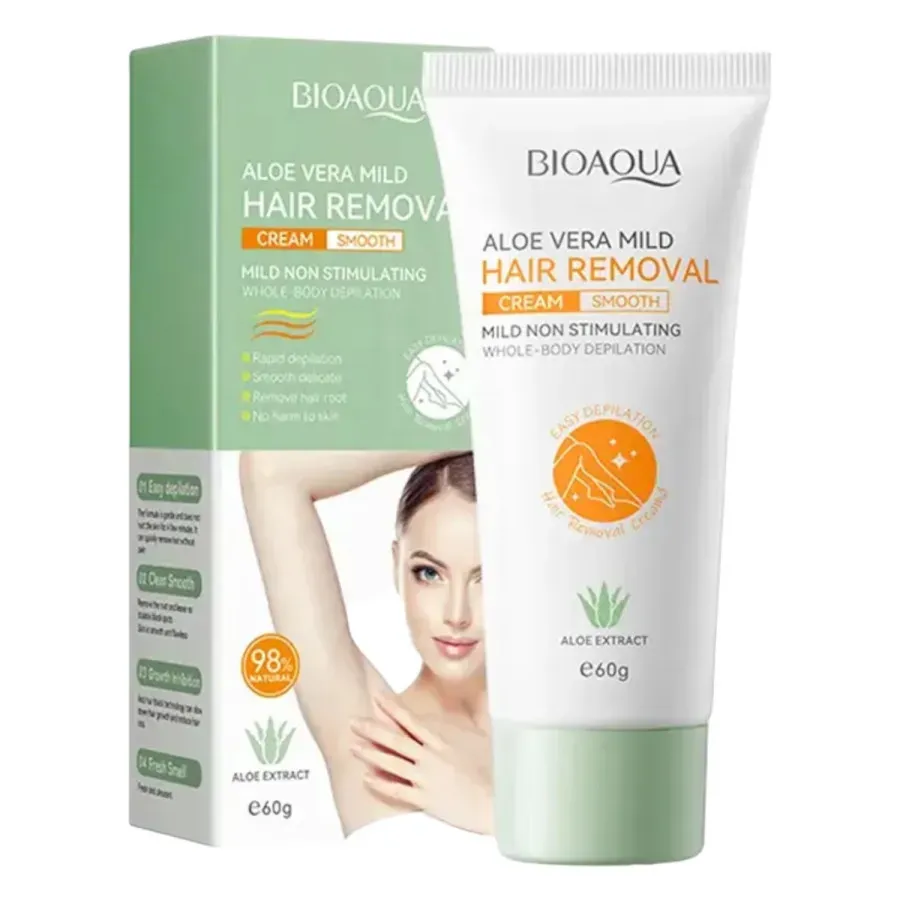 Crema Depilatoria Aloe Vera Bioaqua X2