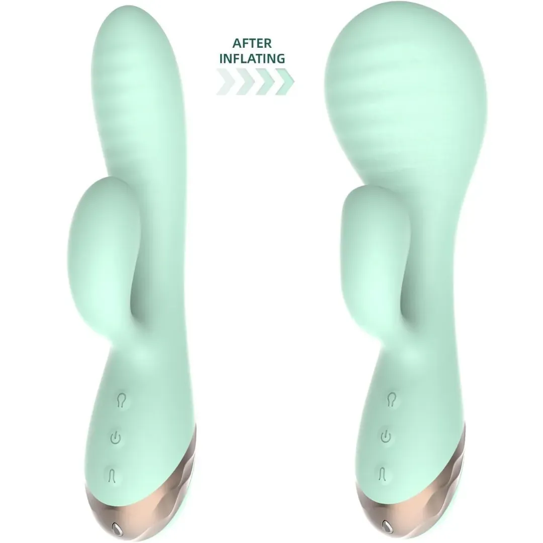 Vibrador Doble Estimulación Inflable Donatello