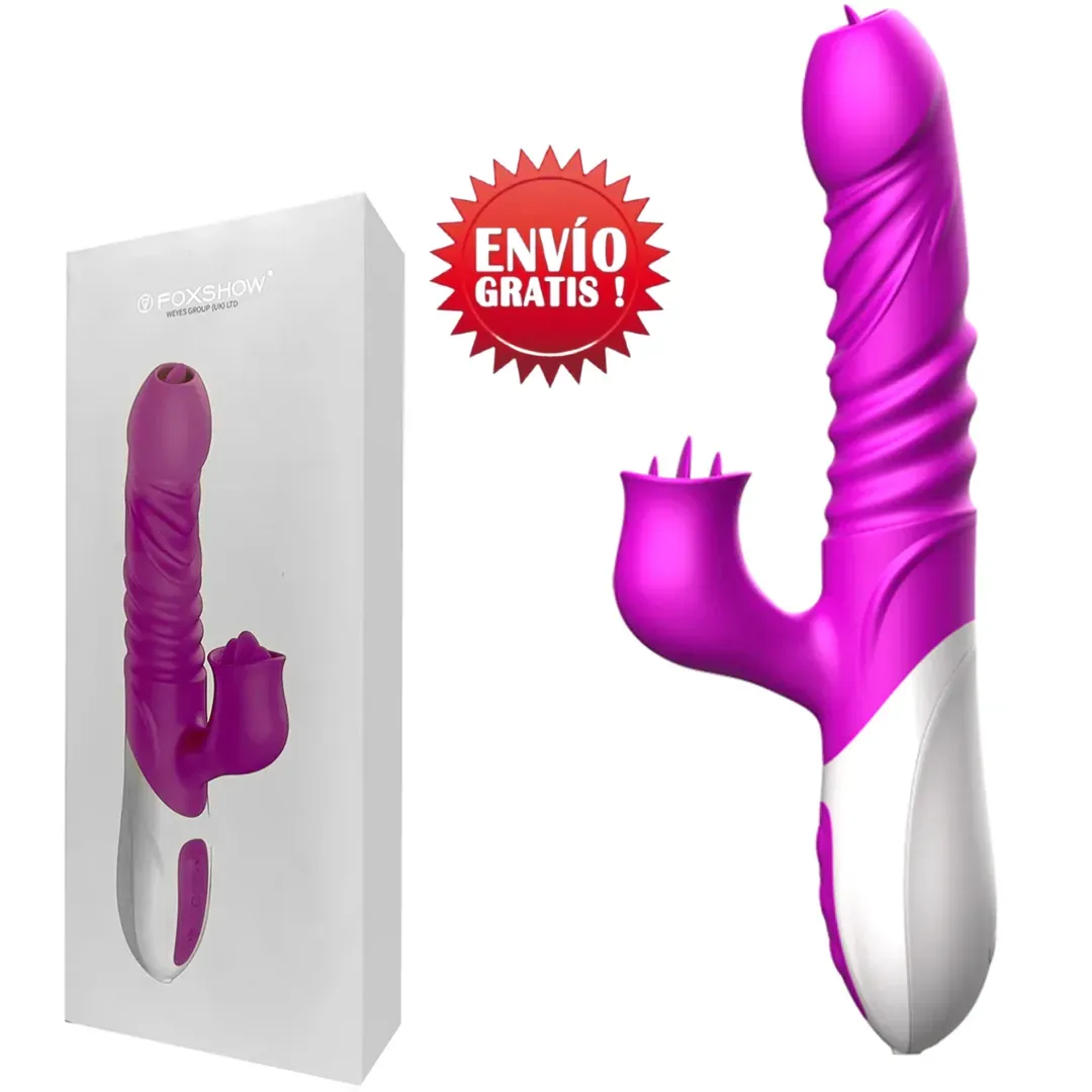 Vibrador Triple Estimulación Y Temperatura Ressie