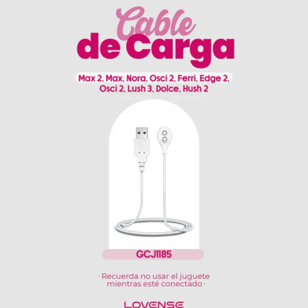 Cable De Carga Magnética Lovense