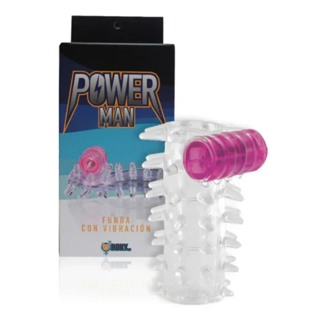 Funda Para Pene Con Vibración Power Man