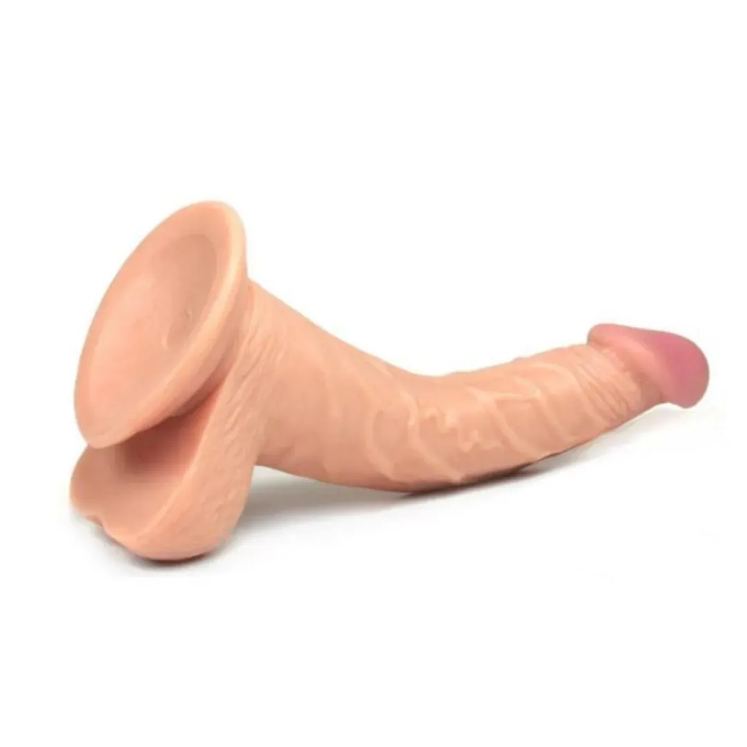 Dildo Curvo Realista Aton 17.5 cm