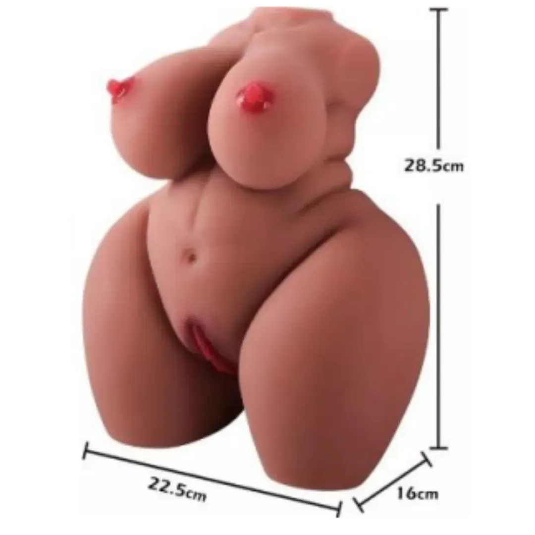 Torso Masturbado Femenino Ultra Realista Chubby