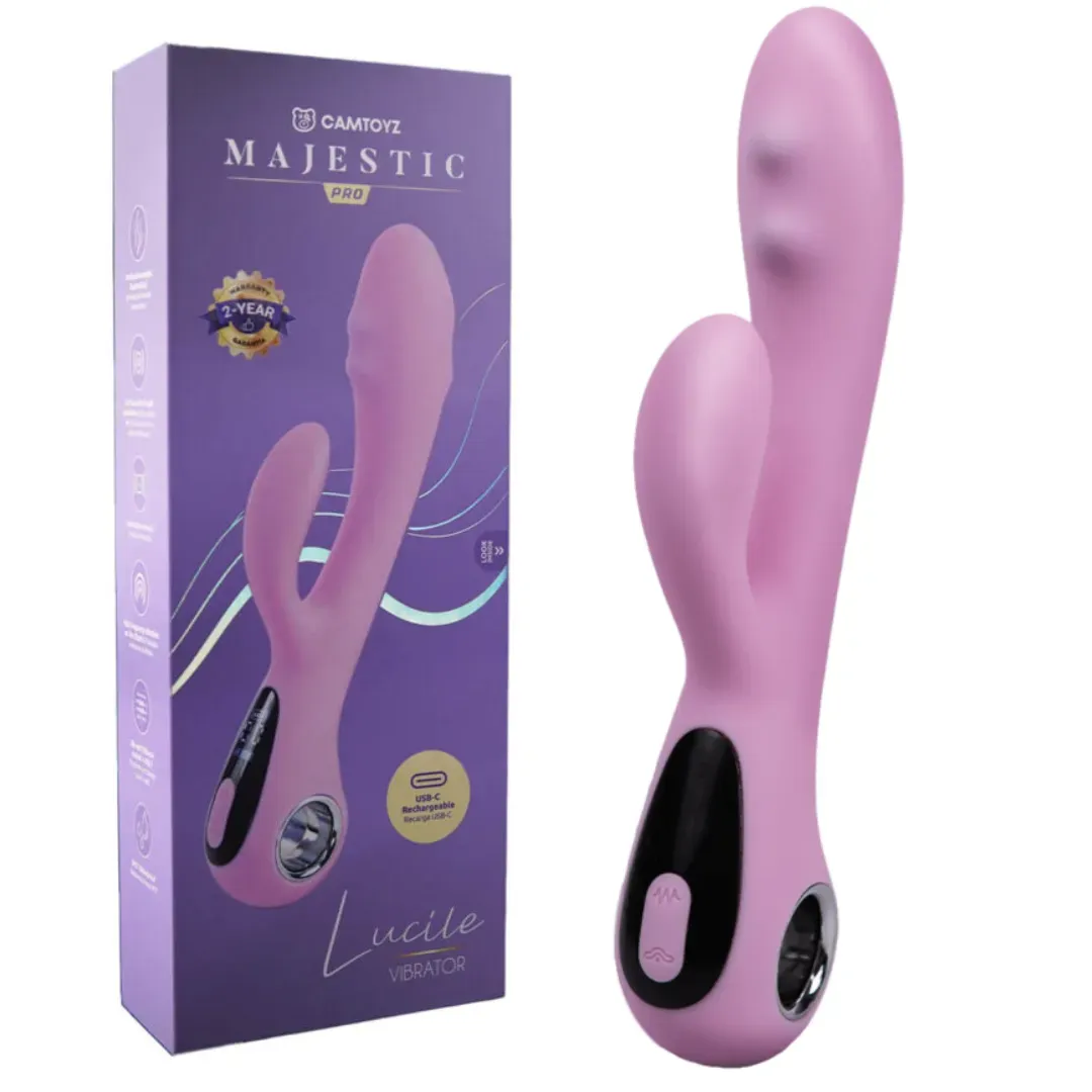 Vibrador Triple Estimulación Lucile Majestic Pro