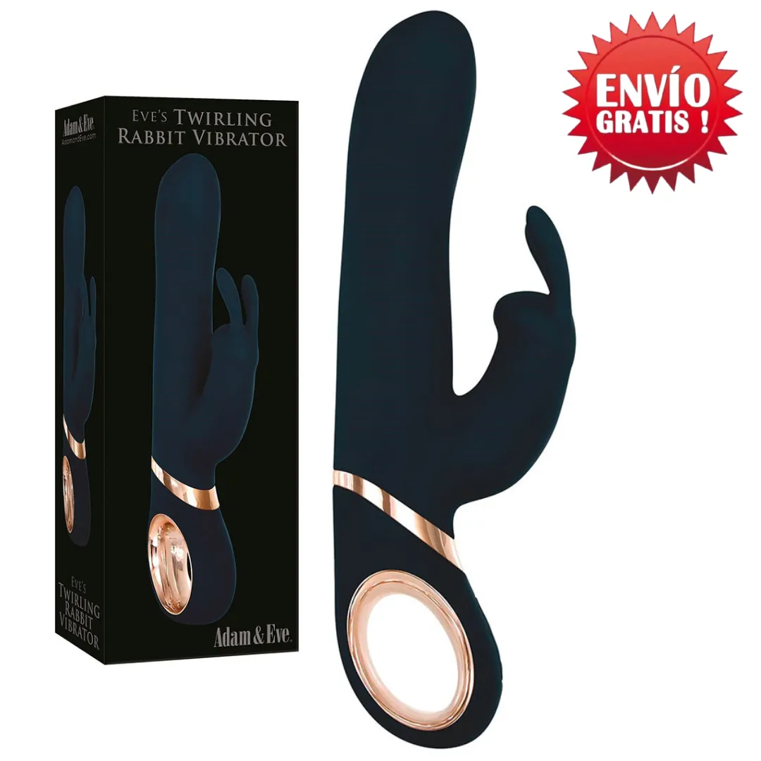 Vibrador Doble Estimulación Rabbit Eva Giratorio