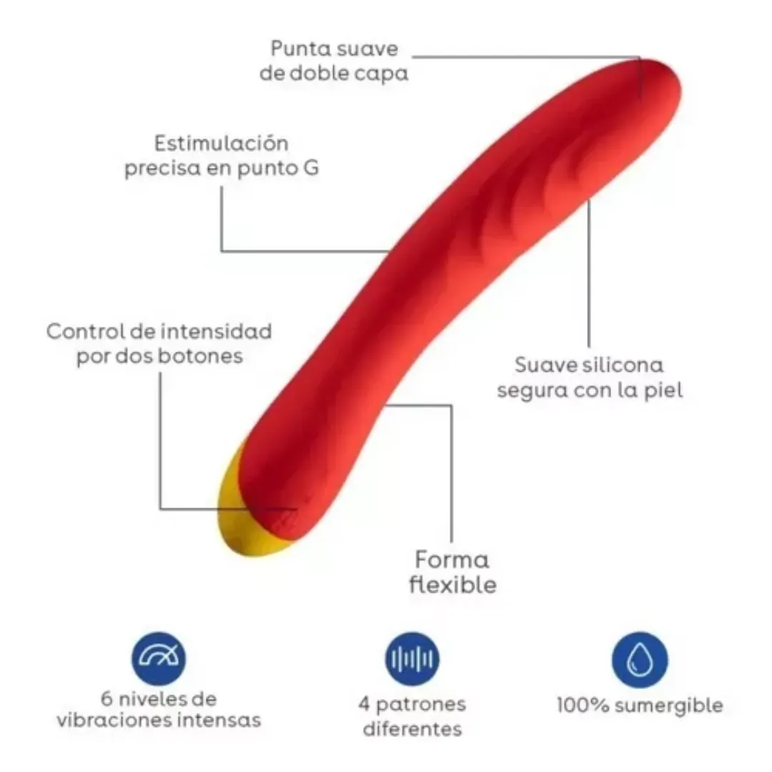 Vibrador de Punto G Romp Hype