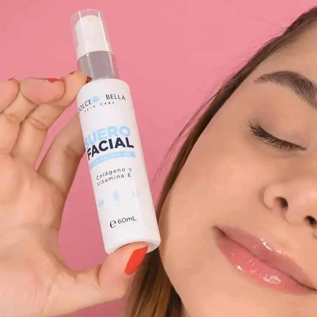 Suero Facial Con Colageno Y Vitamina E  Dolce Bella X2