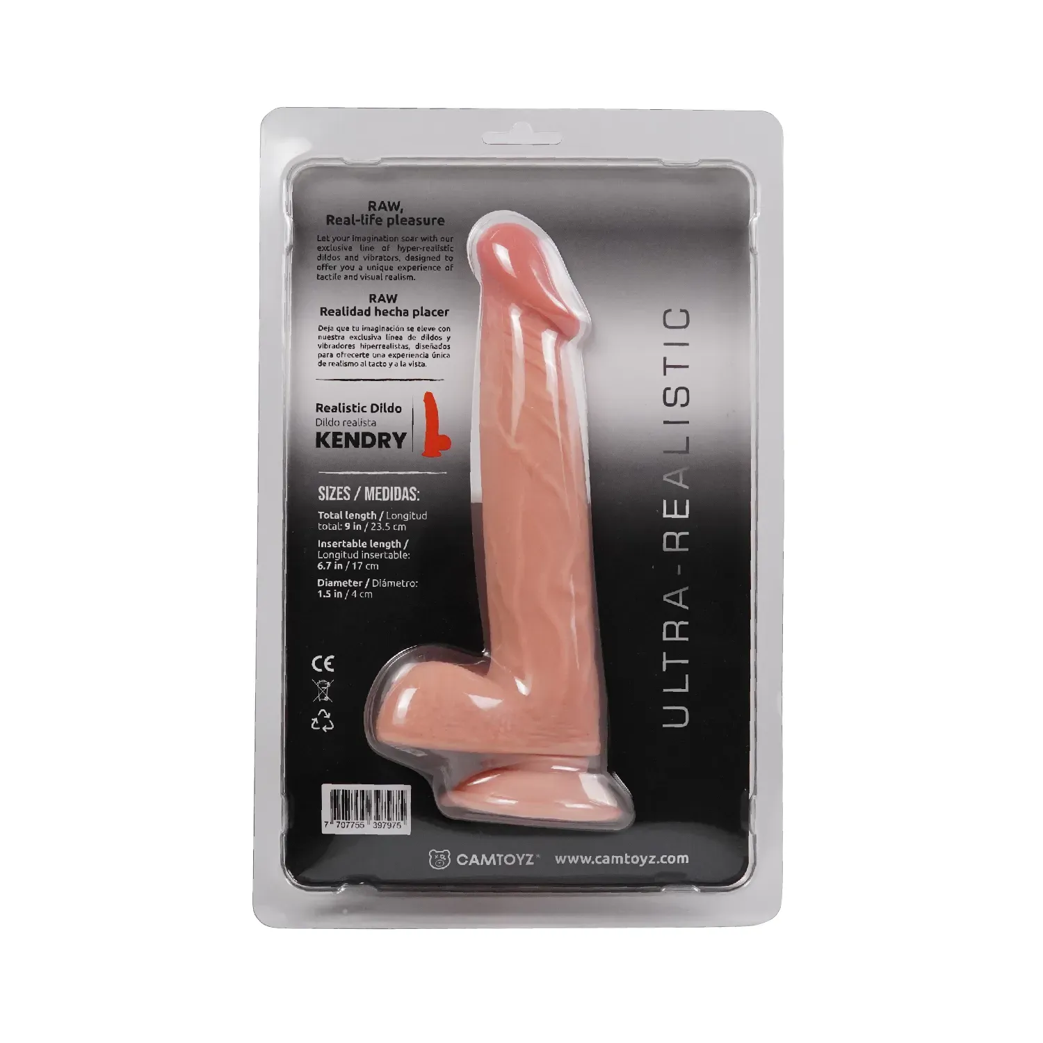 Dildo Ultra realista Kendry Raw 23.5Cm