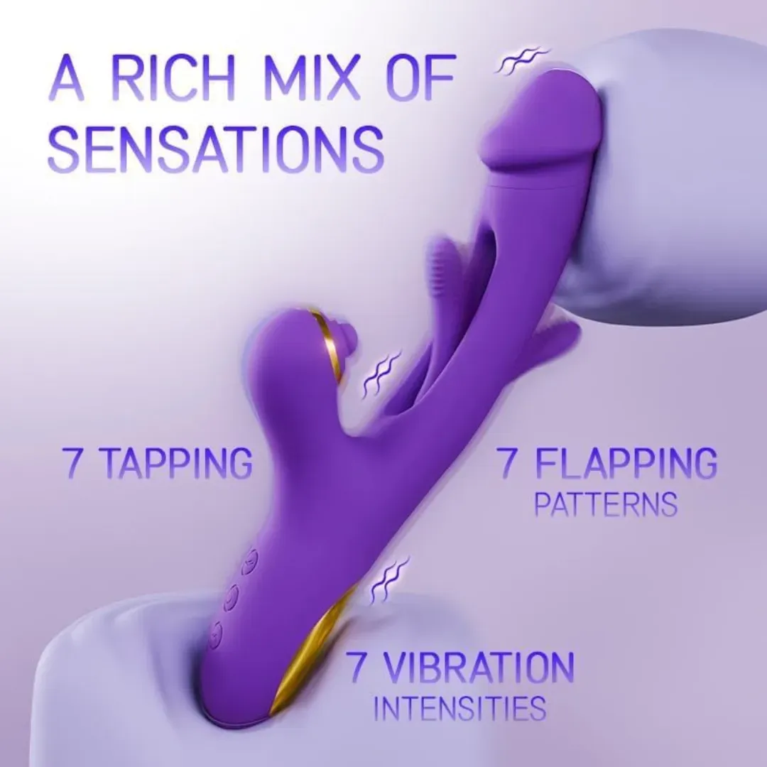 Vibrador Triple Estimulación Vito