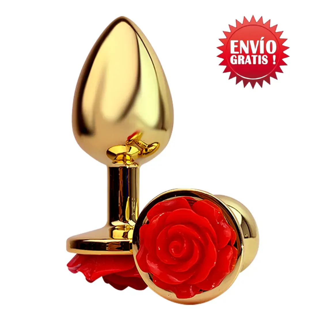 Plug anal  Gold Rose Talla M