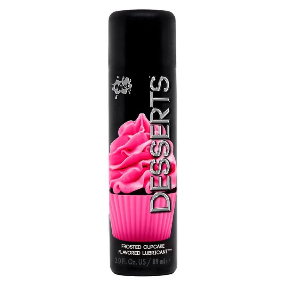 Lubricante con Sabor a Cupcake con Glaseado de Fresa 89Ml