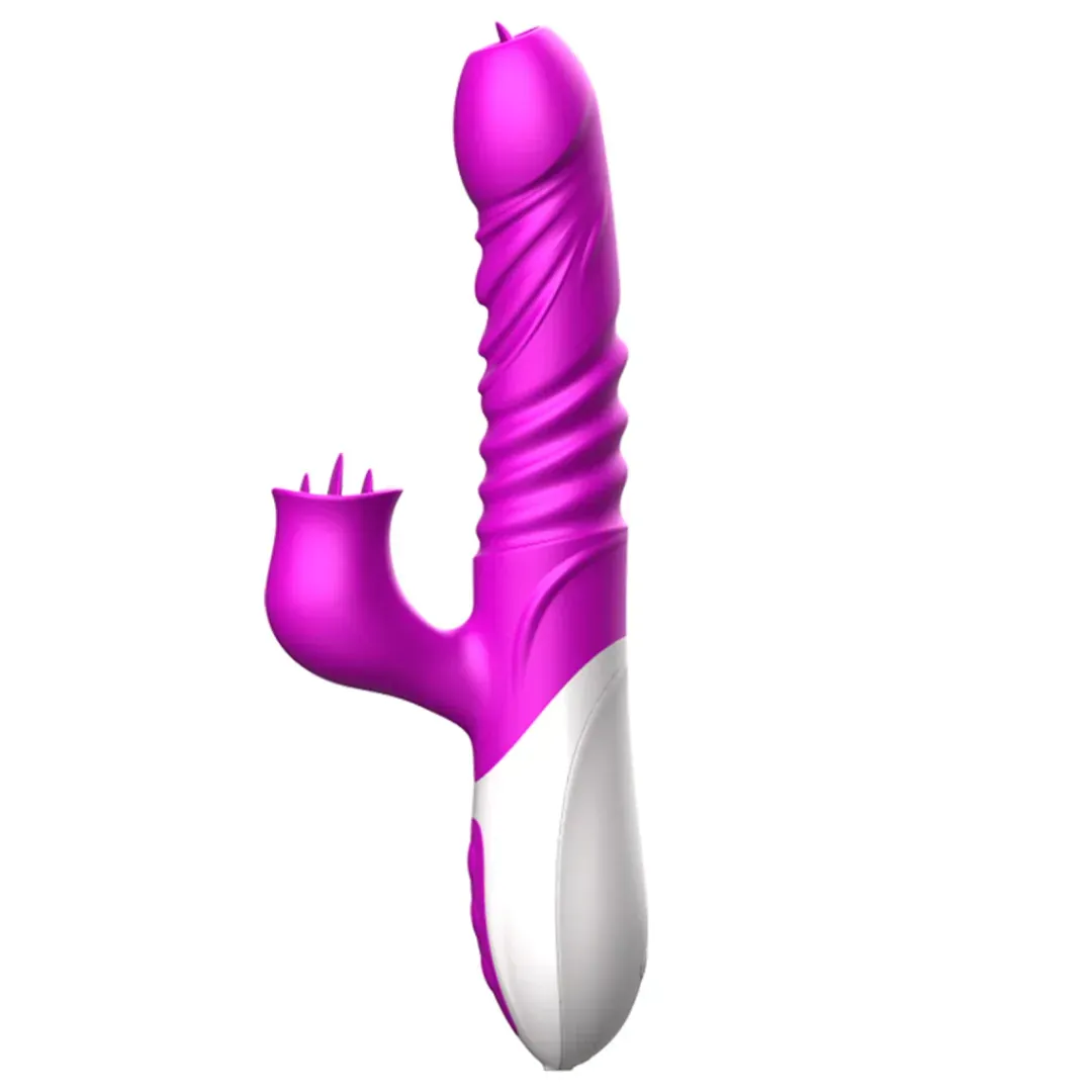 Vibrador Triple Estimulación Y Temperatura Ressie