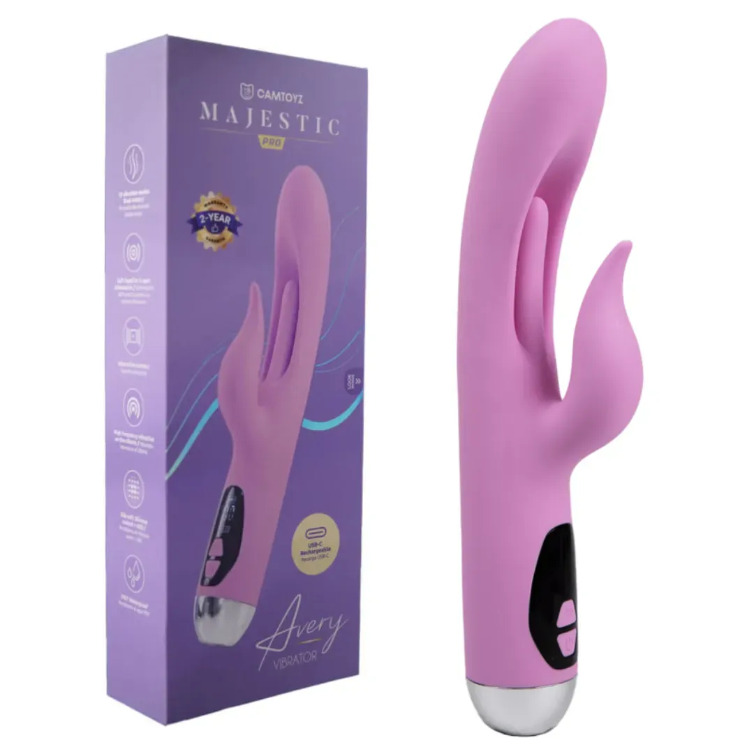 Vibrador Triple Estimulación Avery Majestic Pro