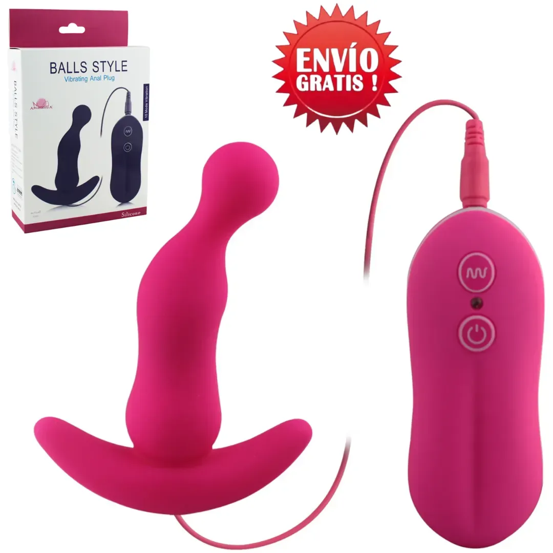 Plug anal vibrador  Balls Style