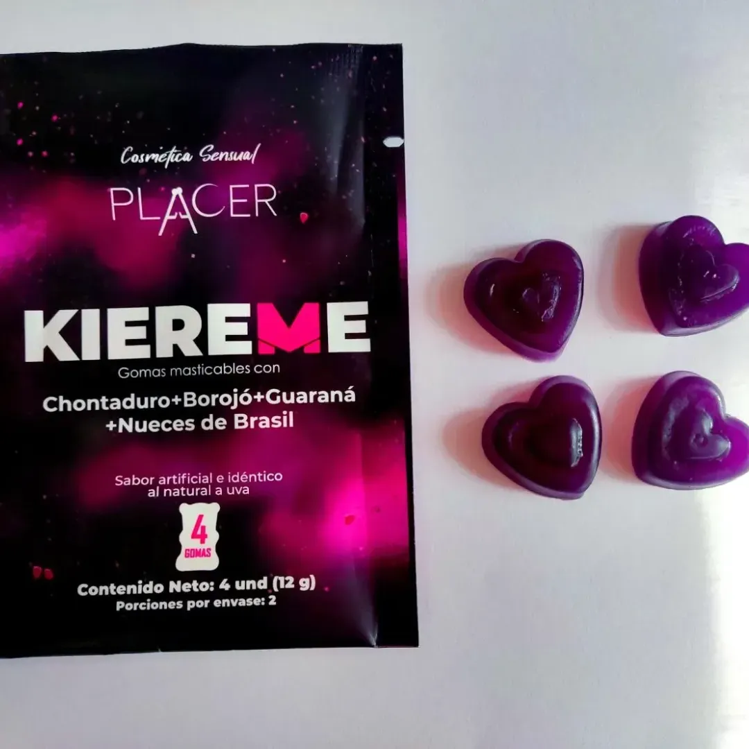 Potencializador Sexual Femenino Kiereme Gomitas X4