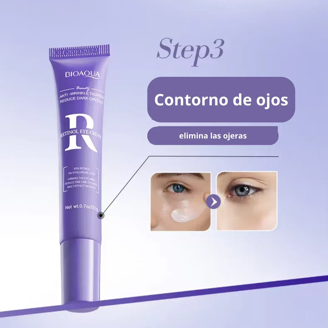 Kit De Lujo Antiedad Retinol Bioaqua