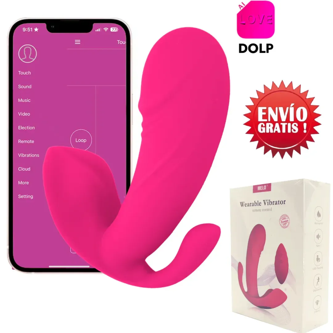 Vibrador Tipo Tanga APP Charlotte