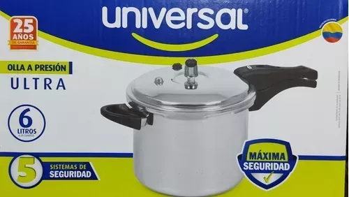 Olla A Presión Ultra 6 litros Universal Calidad Superior