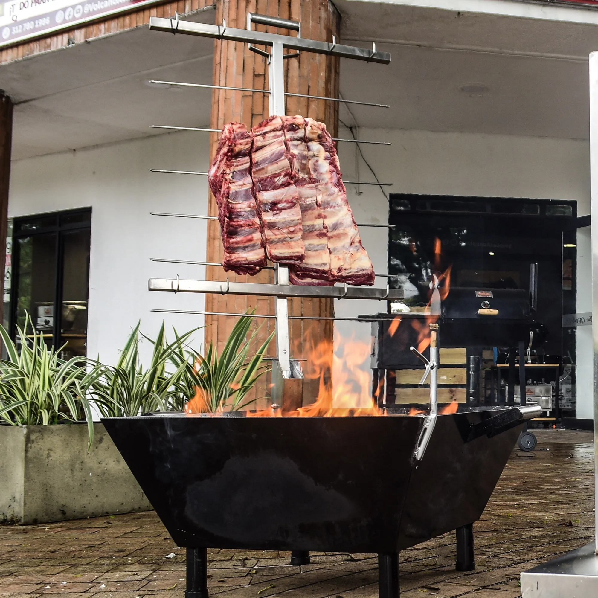 Asador en Cruz Grande Volcano